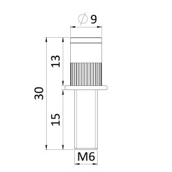 Nitovacia skrutka M6-16 Nitovacia skrutka M6-16